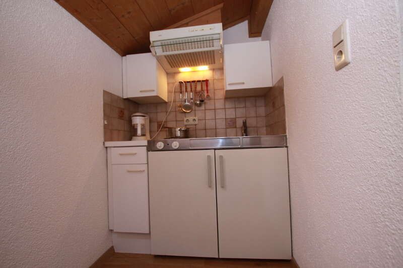 Küche im Appartement 2 im Klauserhof im Gschnitztal